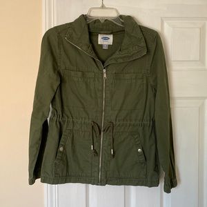 olive green old navy jacket